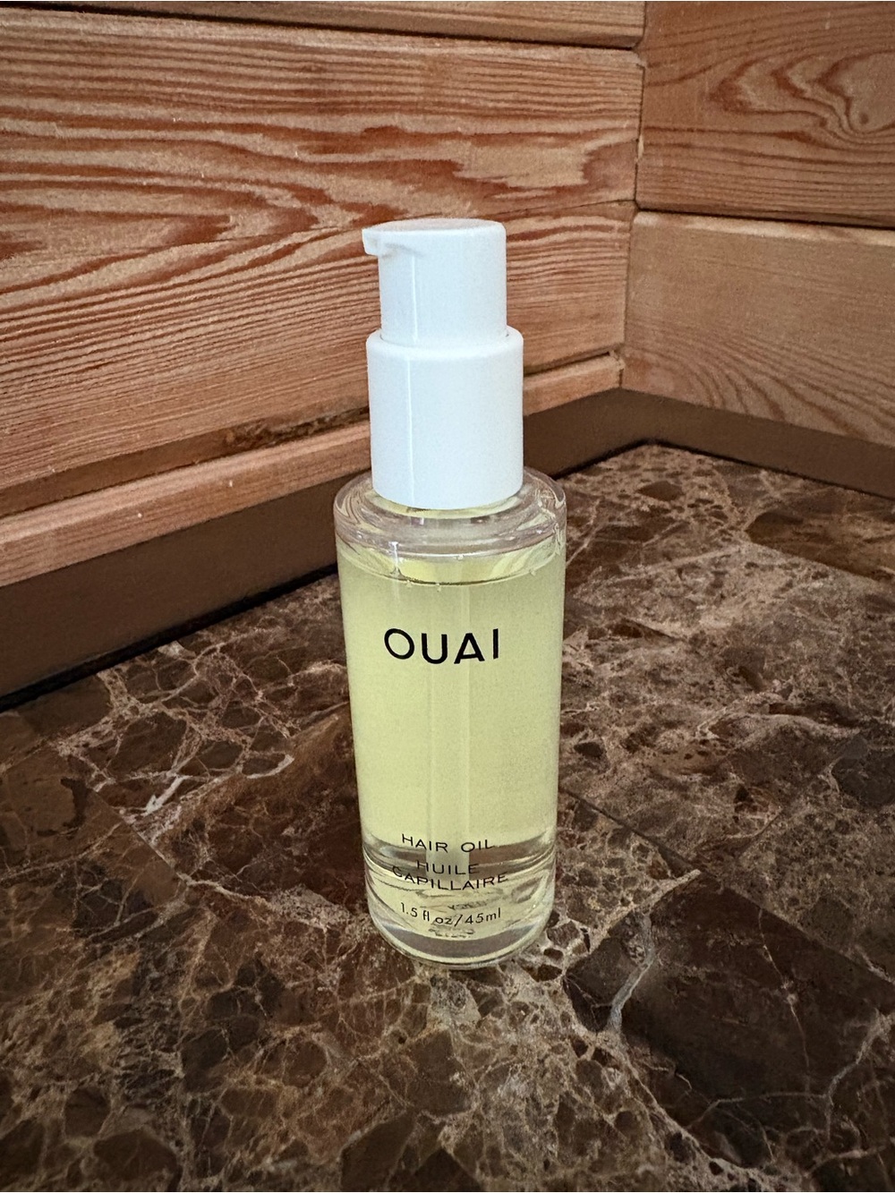 OUAI Hair Oil - Clear to Pale Yellow Bottle